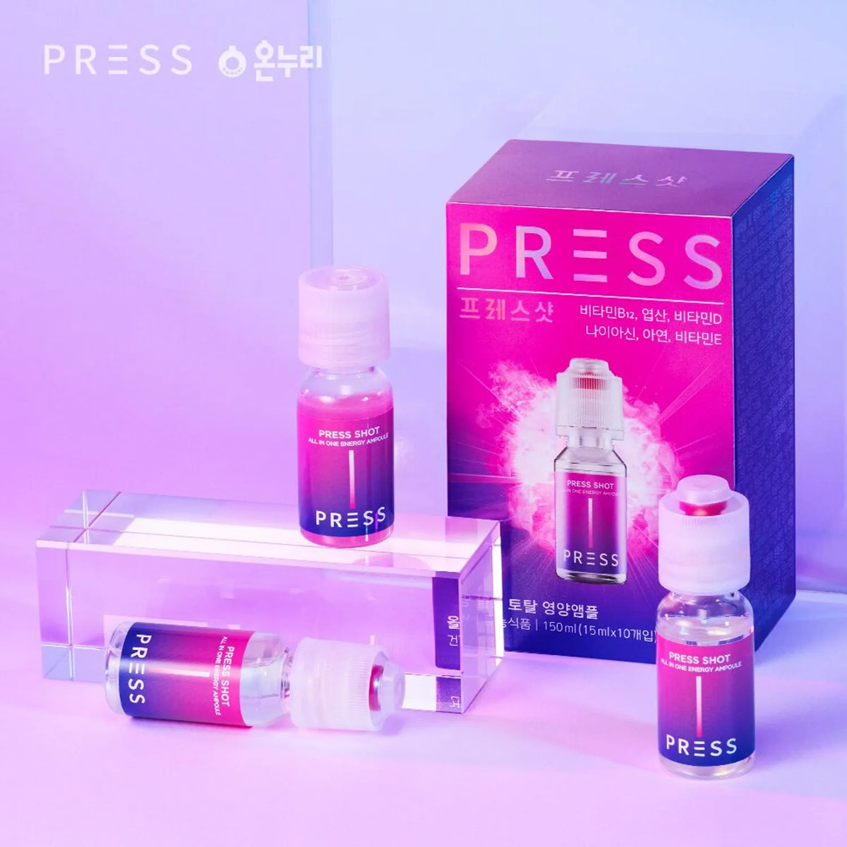 PRESS SHOT All In One Energy Ampoule Press Shot 15ml × 40