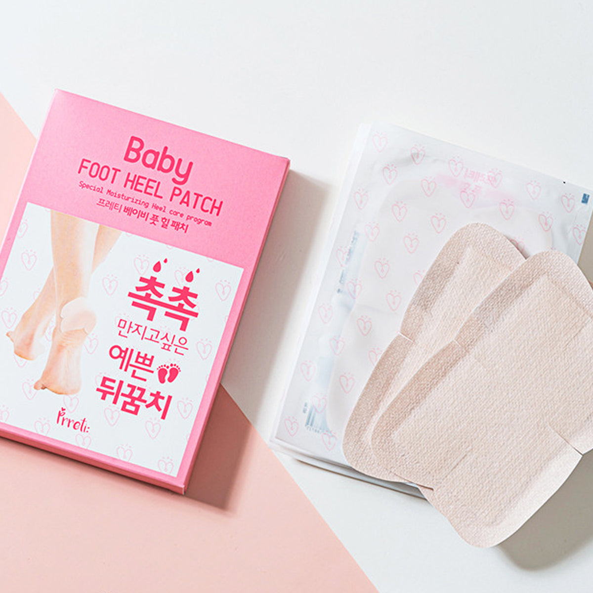 PRRETI Baby Foot Heel Patch 10 Sheets × 3 Packs