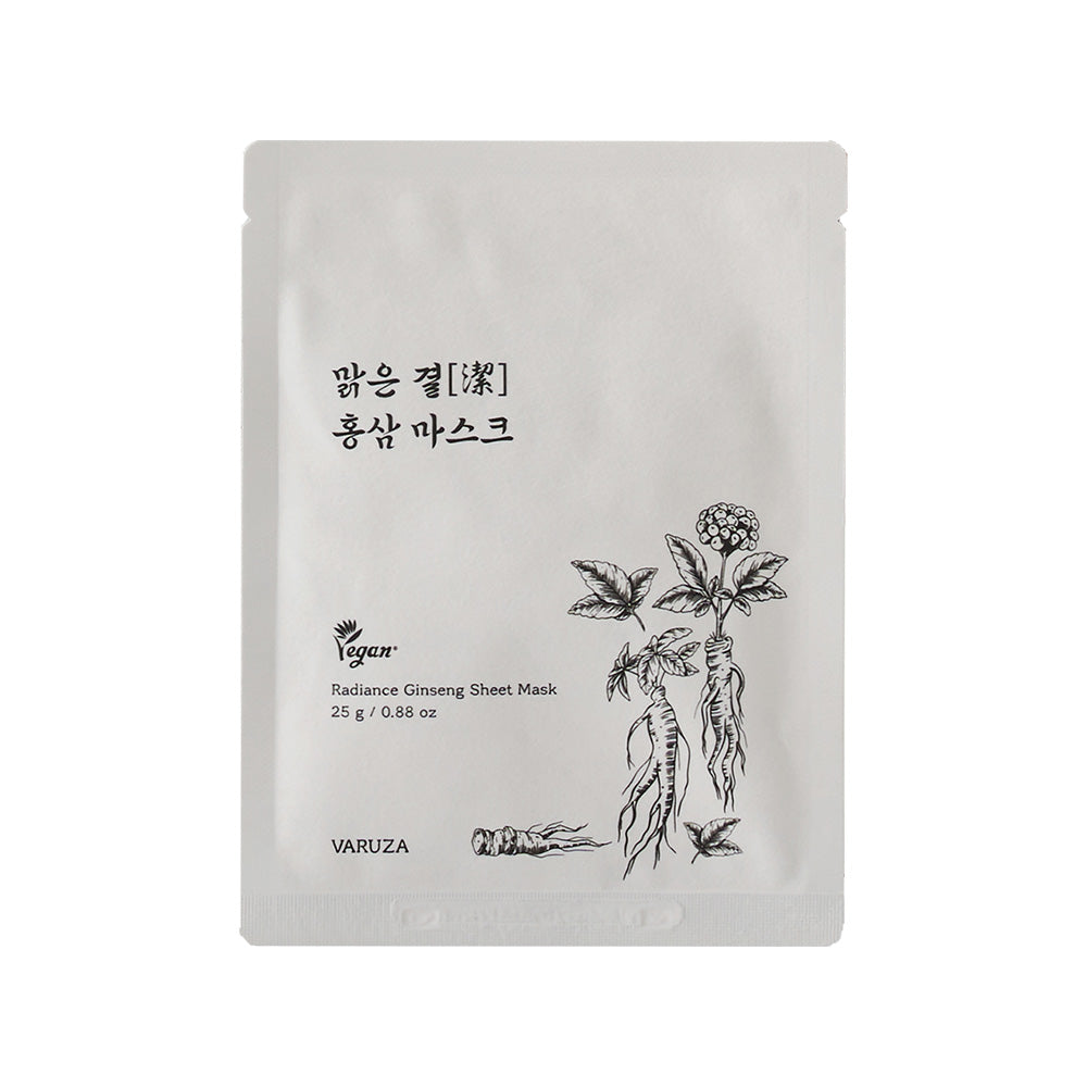varuza Radiance Ginseng Sheet Mask 1ea