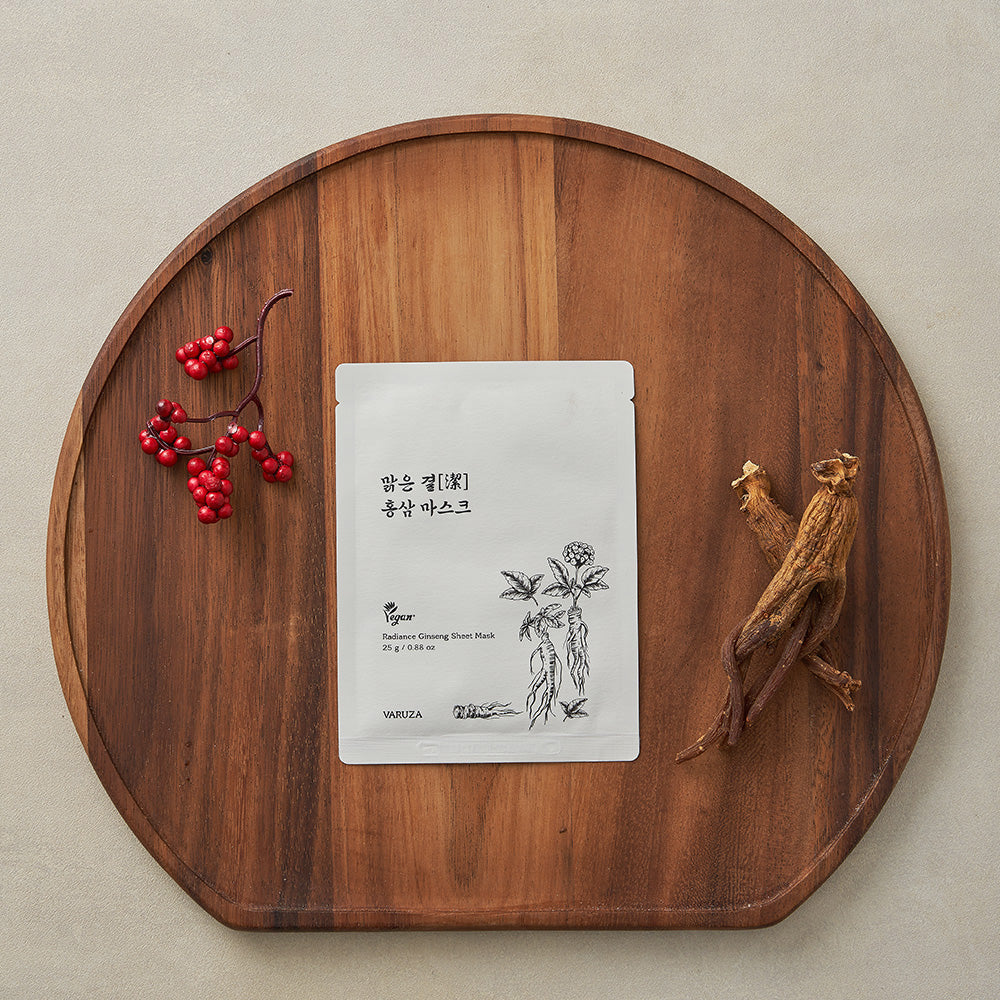 varuza Radiance Ginseng Sheet Mask 1ea