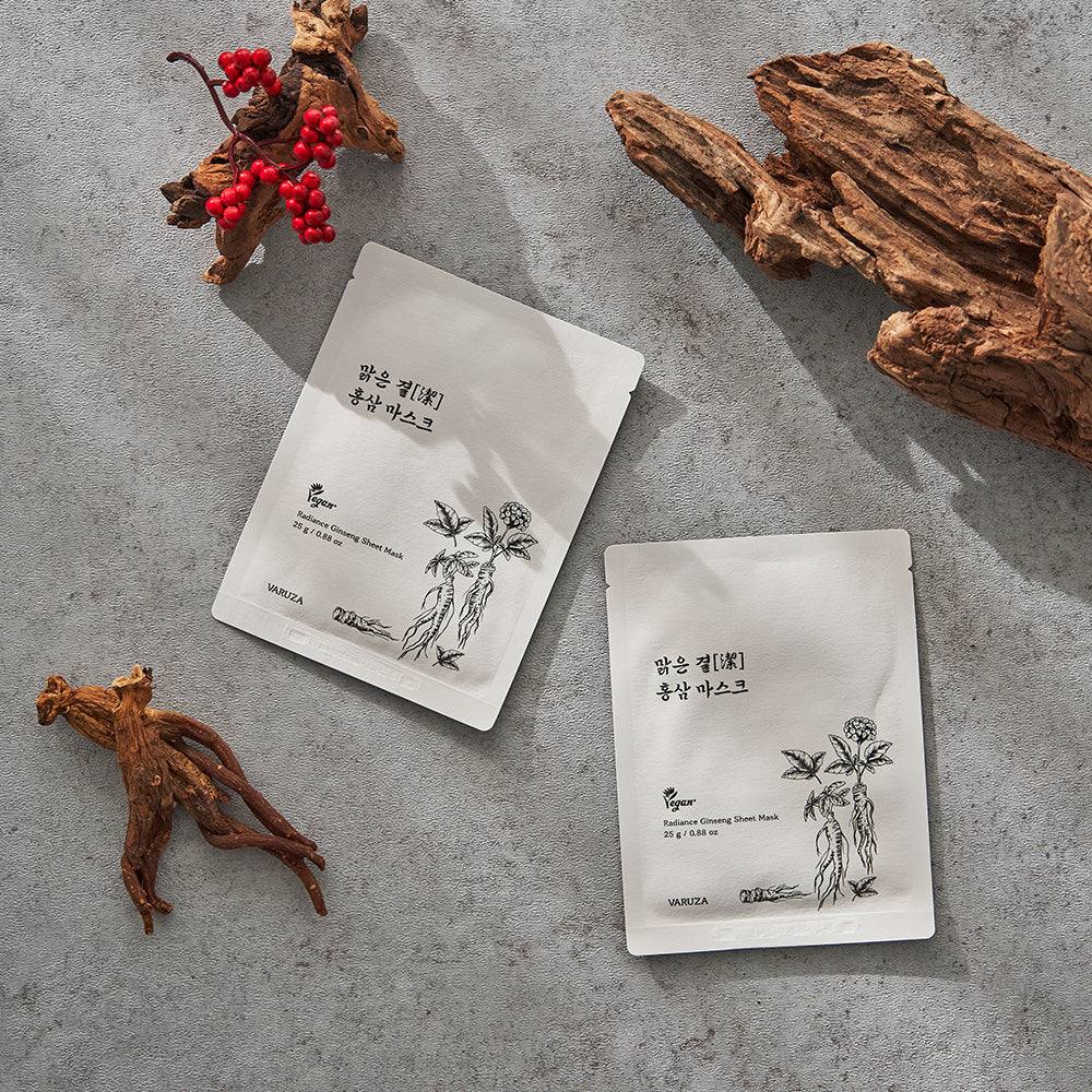 varuza Radiance Ginseng Sheet Mask 1ea