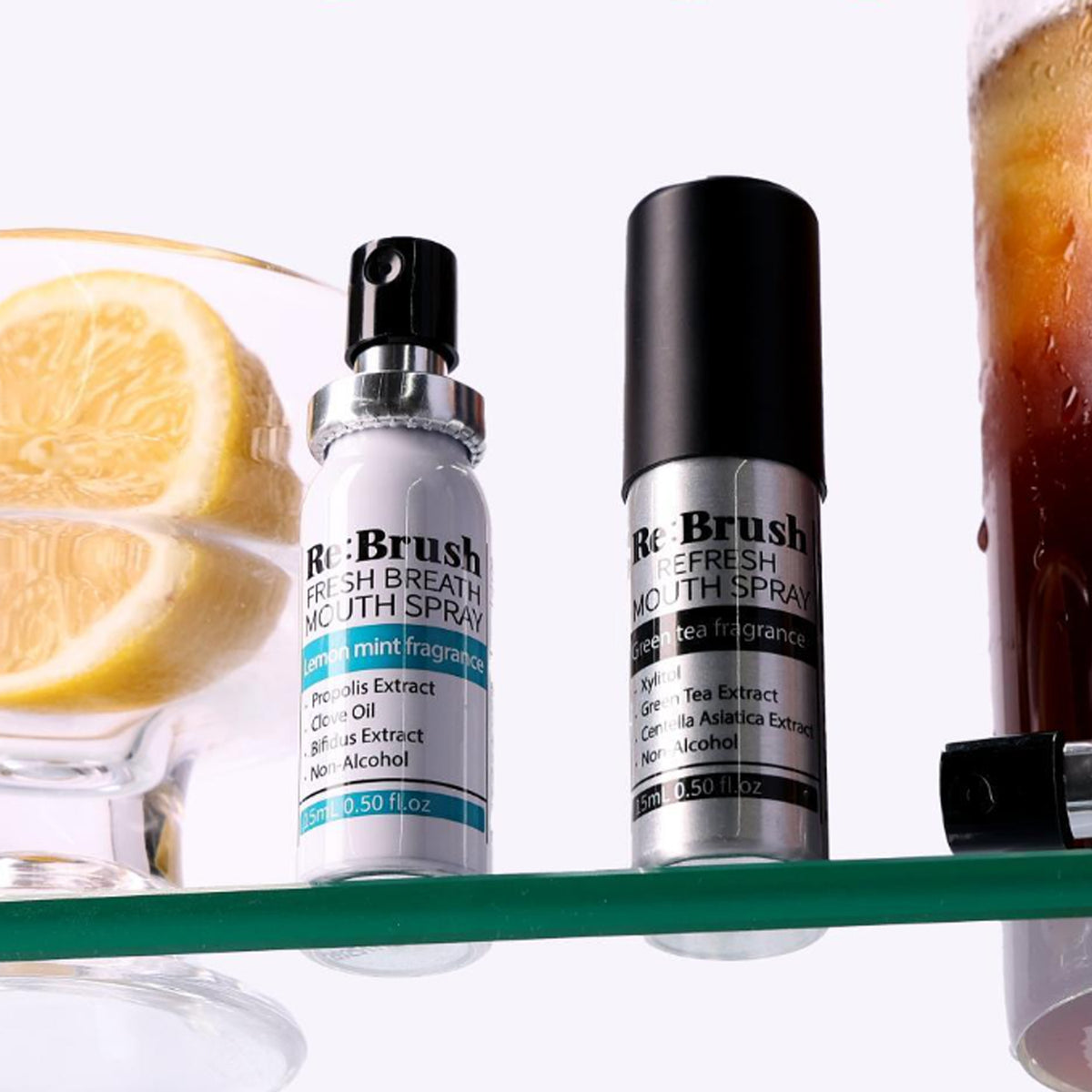 Re:Brush Alcohol-Free Oral Spray 15ml 2 Types