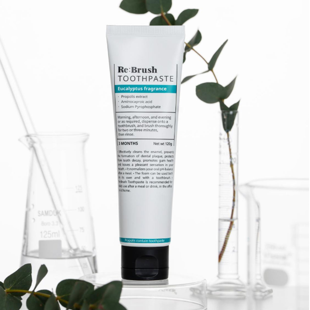 Re:Brush Oral Care Eucalyptus Natural Toothpaste 120g