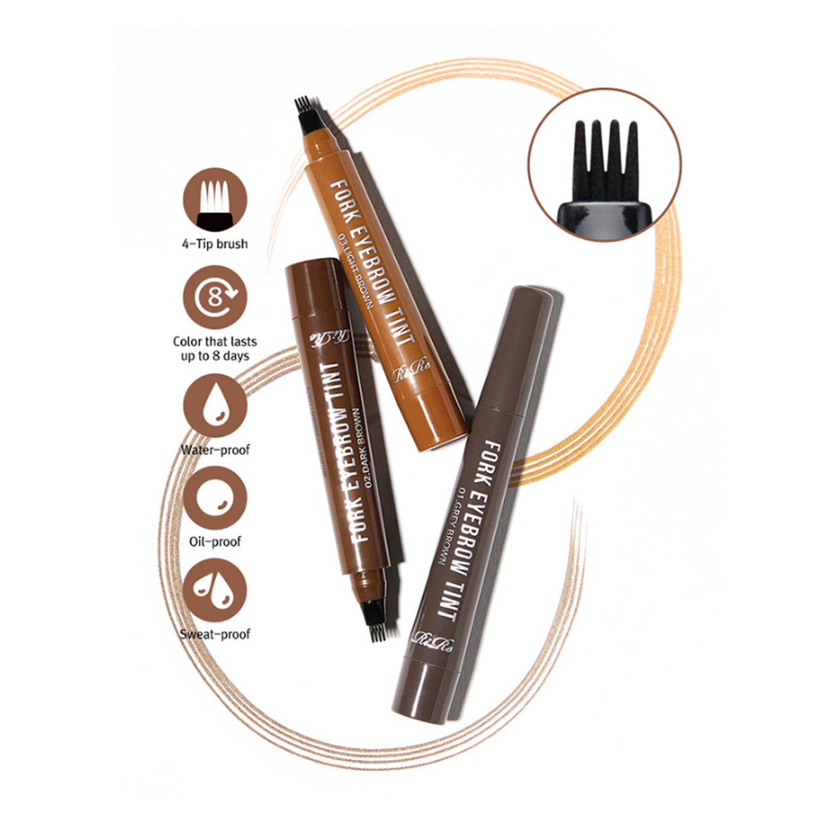 Rire Fork Cowerbow Tint 2G 4 Colors