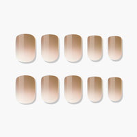 MUZMAK Nail Tips 36pcs #Rooibos Tea(Regular Square)