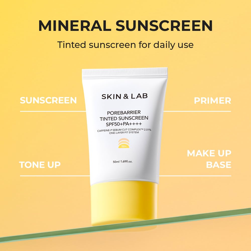 Skin & Lab Porebarrier Tinted Sunscreen SPF50+PA ++++ 50 ml