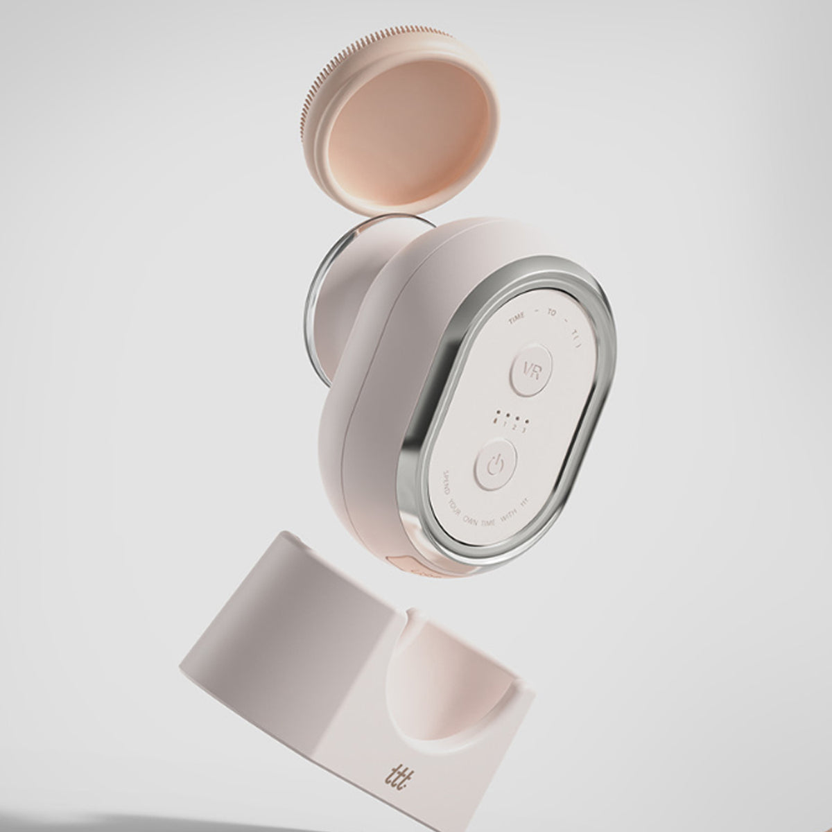 Threego ttt Premium High-Frequency Spring Galvanic Vibration Cleanser & Facial Massager