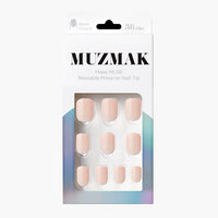 MUZMAK Nail Tips 36pcs #Toe Shoes(Short Square)