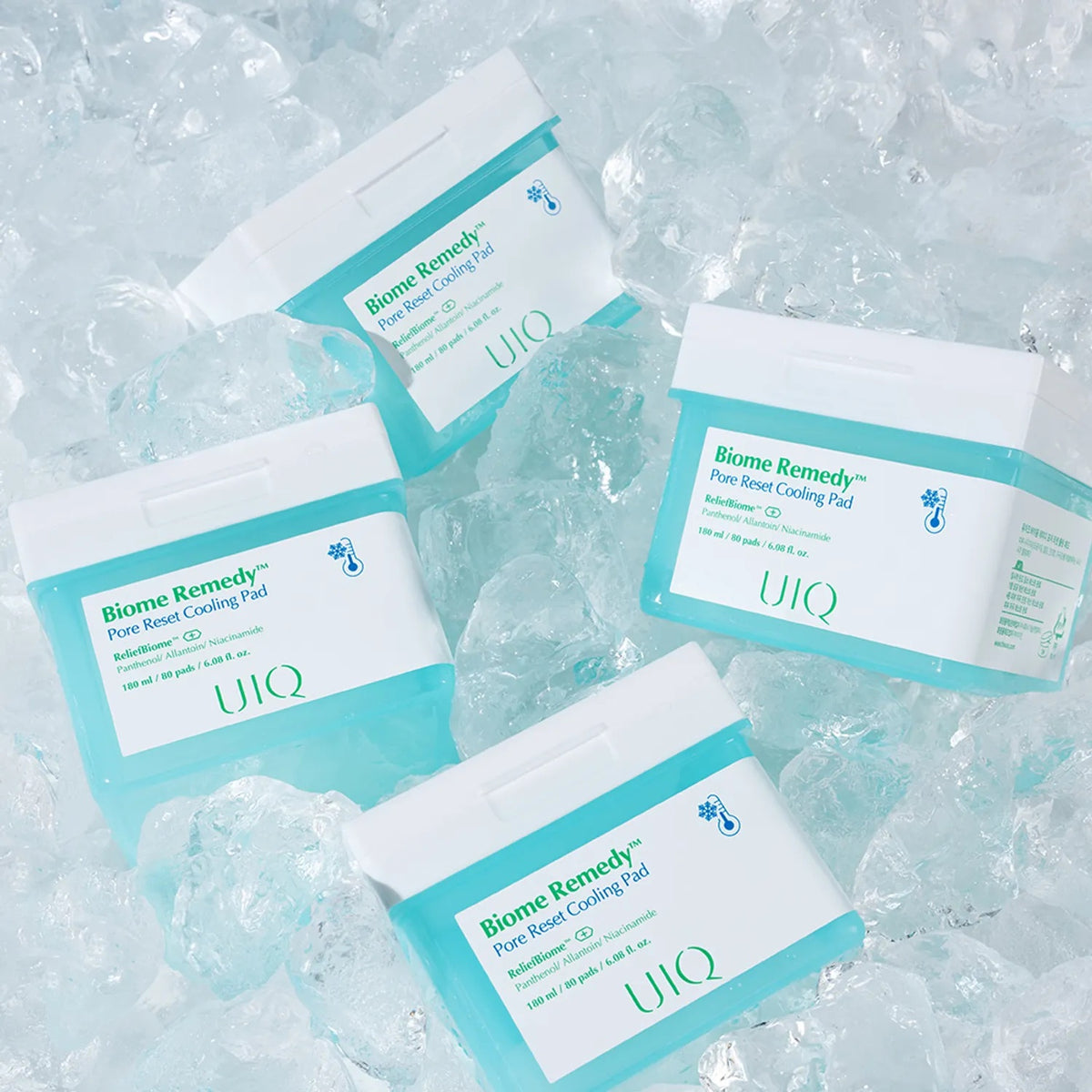 UIQ Biome Remedy Pore Reset Cooling Pad Refill 180ml 80ea