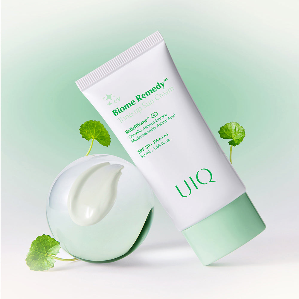 UIQ Biome Remedy Tone-Up Sun Cream Green SPF50+ PA++++ 20ml