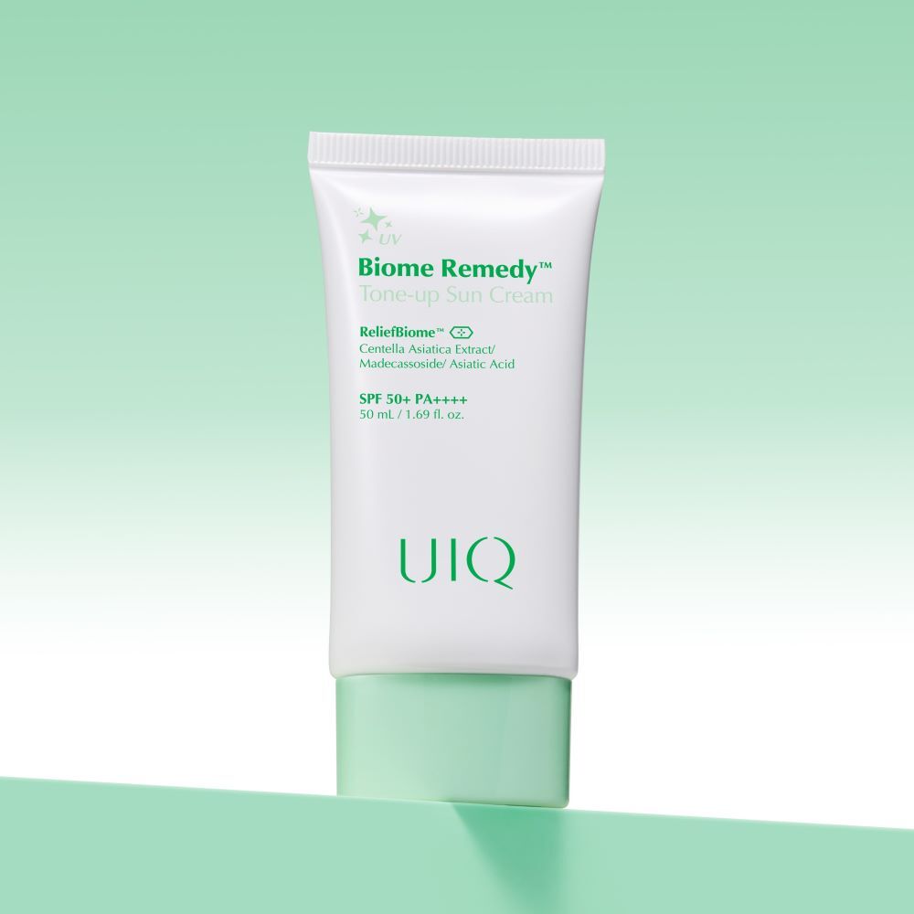 UIQ Biome Remedy Tone-Up Sun Cream Green SPF50+ PA++++ 50ml