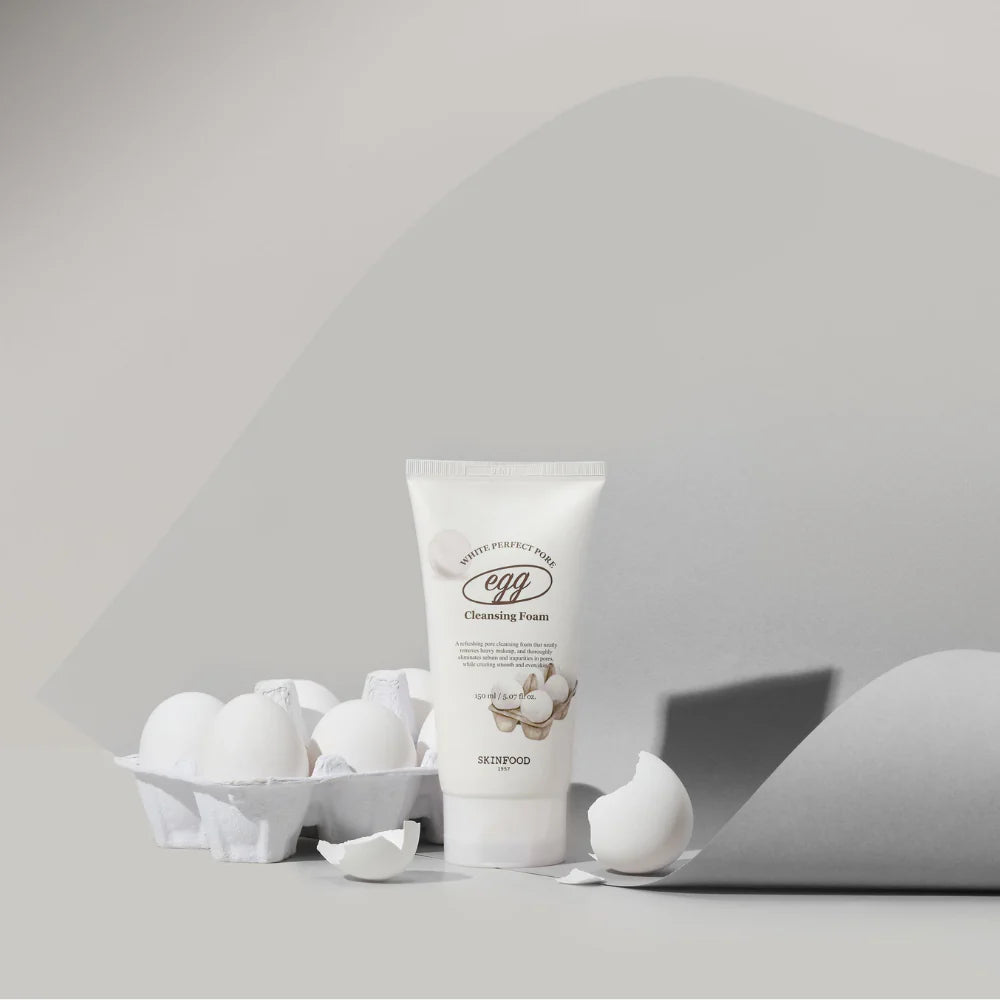 (Mhark) SKINFOOD Egg White Perfect Pore Cleansing Foam 150ml - DODOSKIN