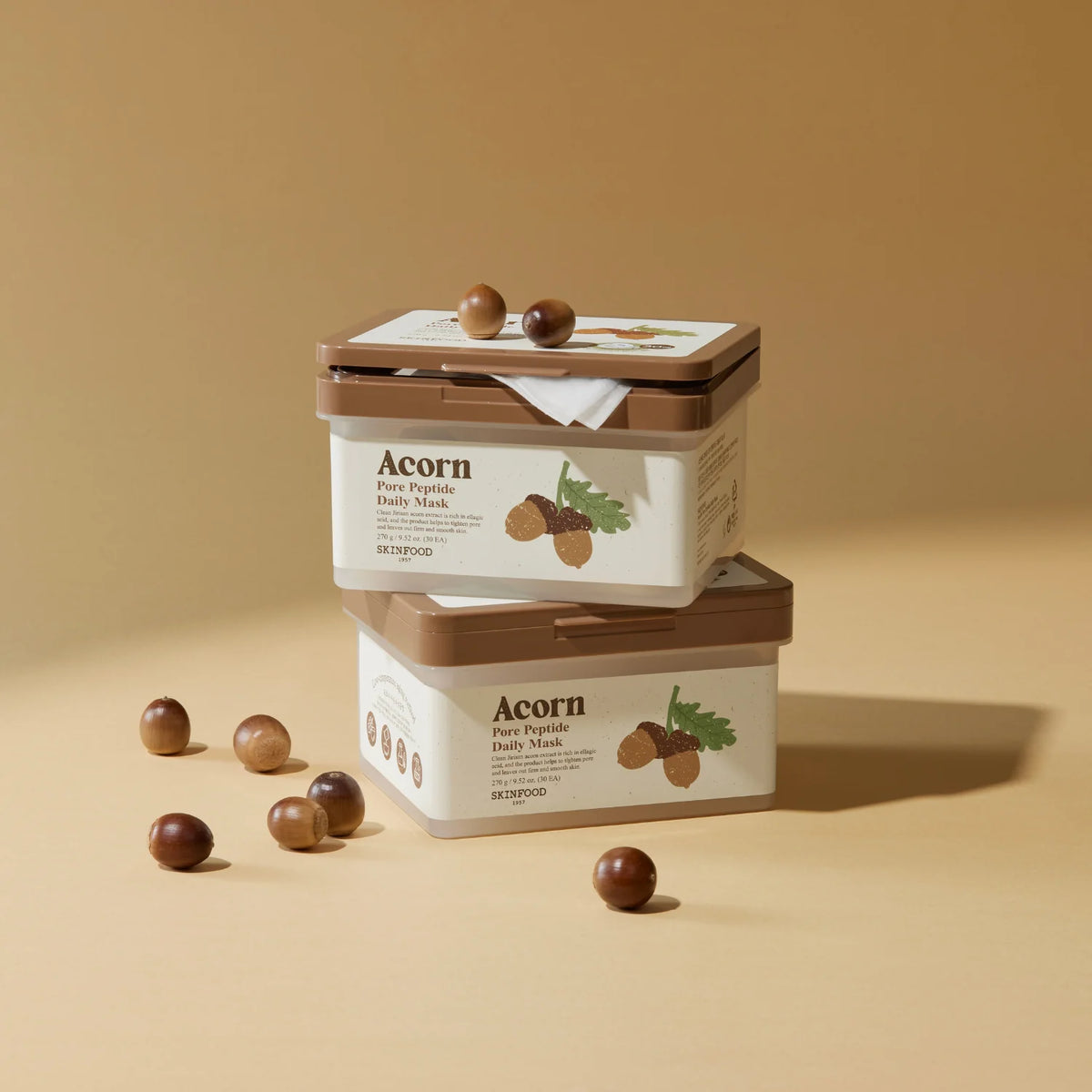 (Mhark) SKINFOOD Acorn Daily Mask 270g - DODOSKIN