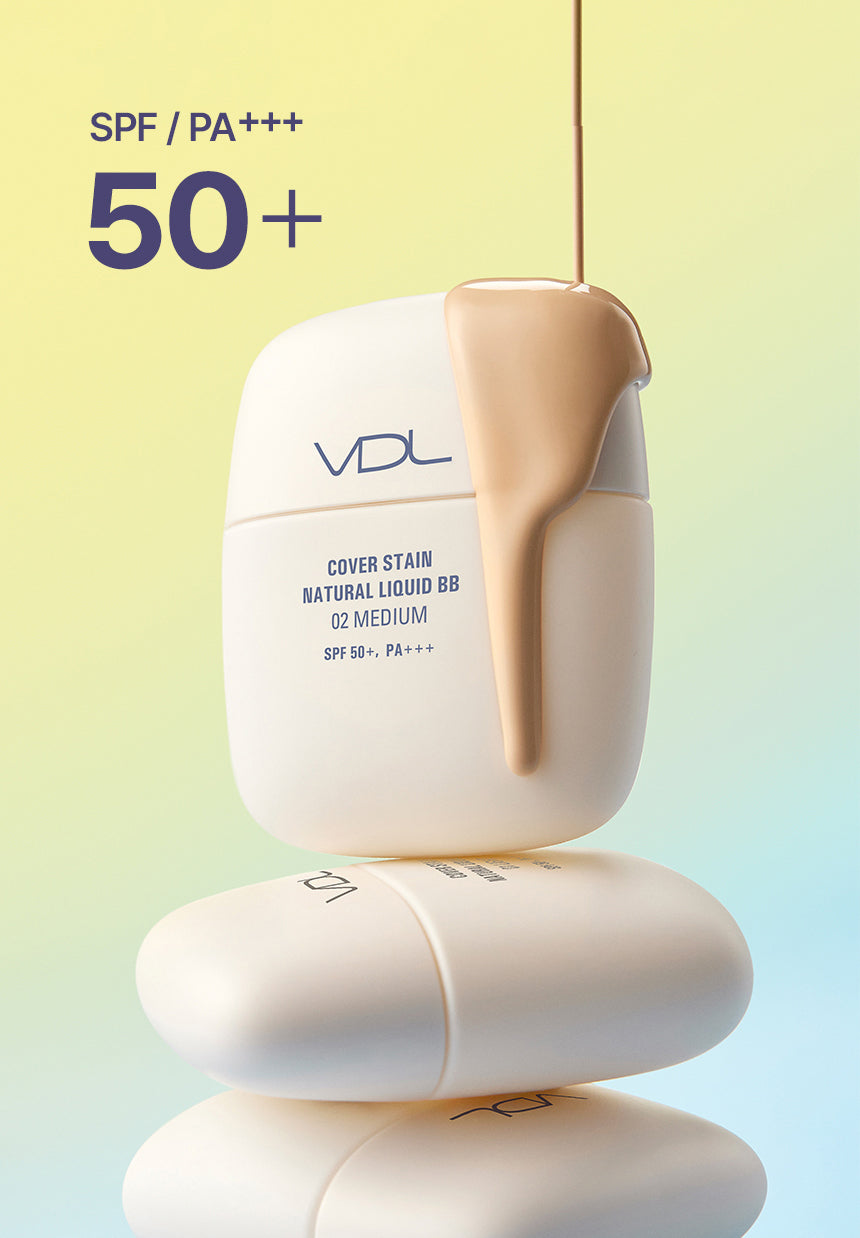 VDL Cover Stain Natural Liquid BB SPF50+ PA++++ 50ml 2colors