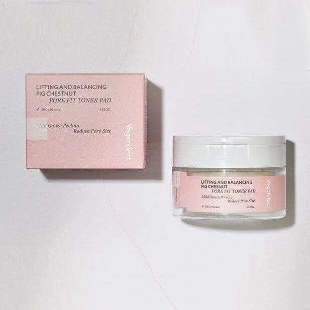 Veganifect Lifting And Balancing Fig Chestnut Pore Fit Toner Pad 120g 70ea