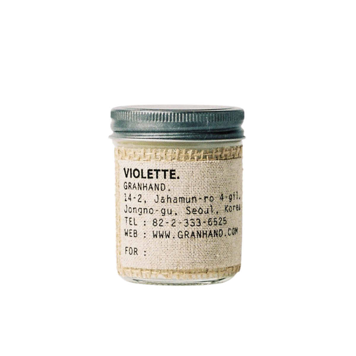 (Matt) GRANHAND. Candle 200g - DODOSKIN