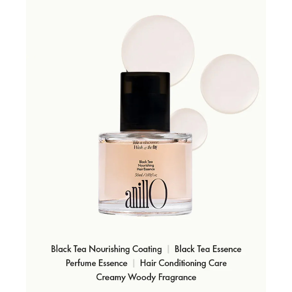 anillo té negro nutriente cabello esencia 50ml