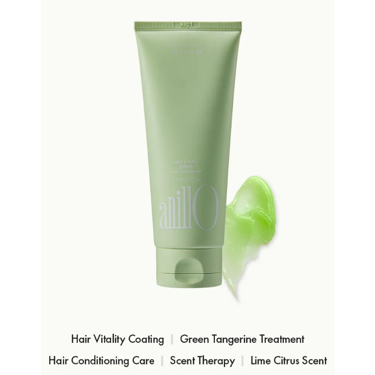 anillO Lime Sunday Refresh Hair Conditioner 150ml