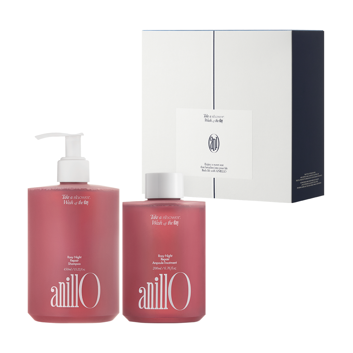 anillO Rosy Night Repair Duo Set