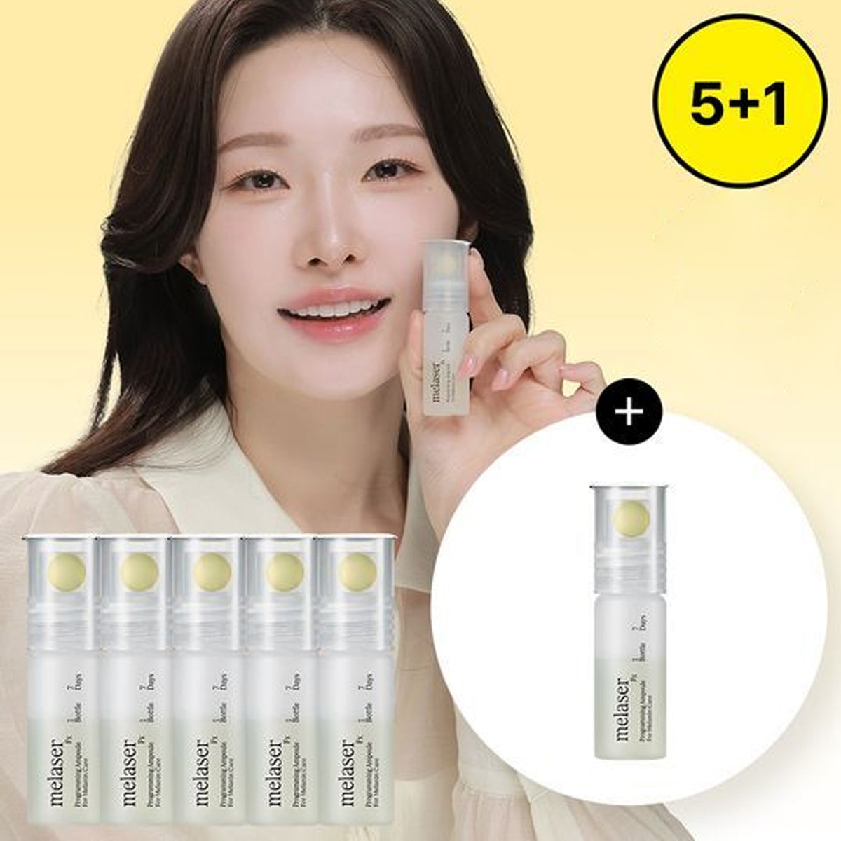 athe Melaser Programming Ampoule For Melanin Care 10ml × 5 Weeks (+1 Week Bonus)