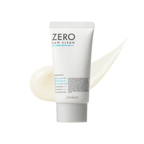 ROM&ND ZERO Sun Clean Fresh 50ml SPF50+ PA++++ - Dodoskin