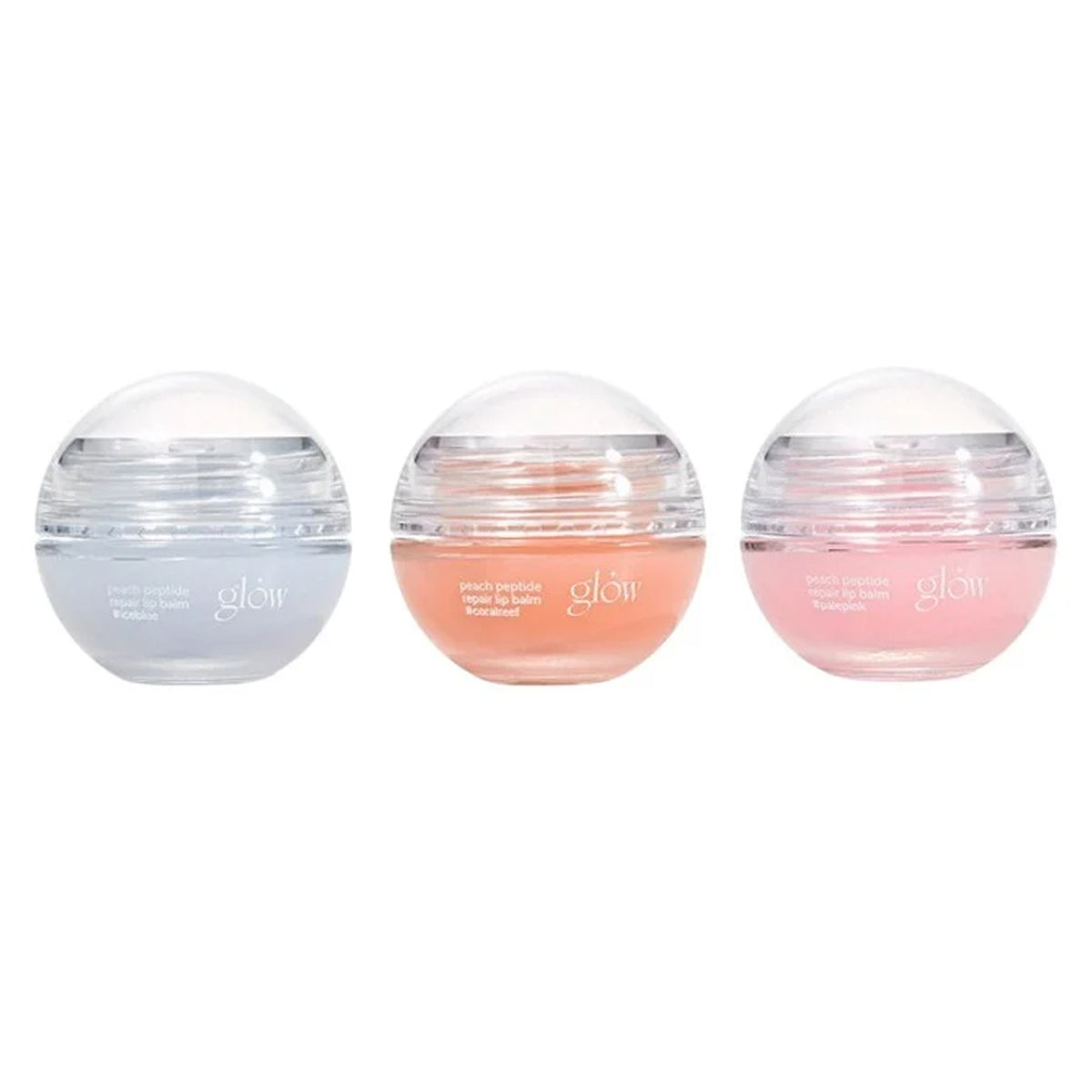 glow Peach Peptide Lip Balm 8g 3 colors