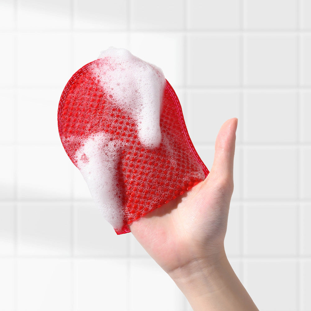 laundryou Soft Body Red Glove Clean 1Box (5ea)
