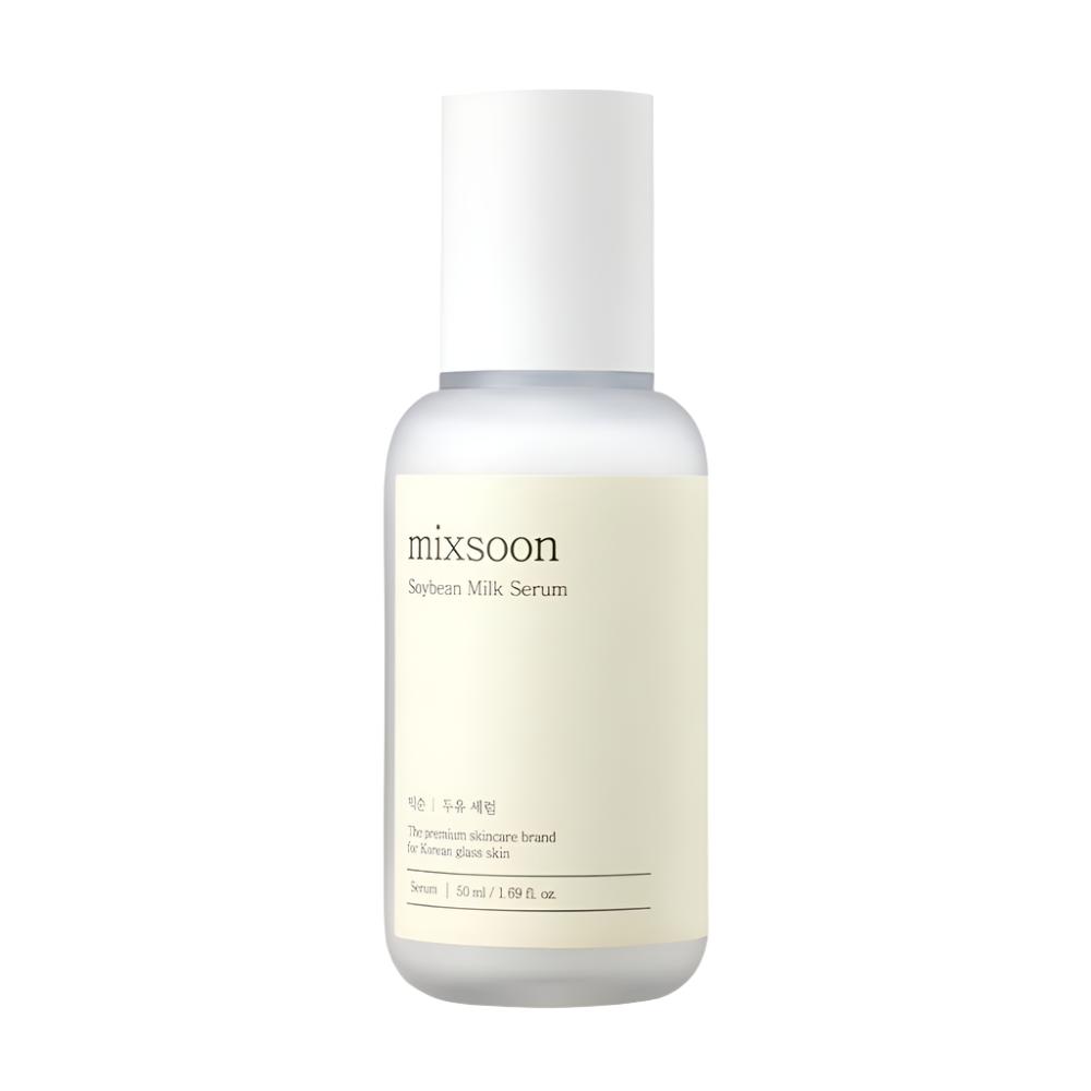 The mixsoon Soybean Milk Serum 50ml is a nourishing serum formulated with soybean milk extract to provide intense hydration and improve skin texture.
