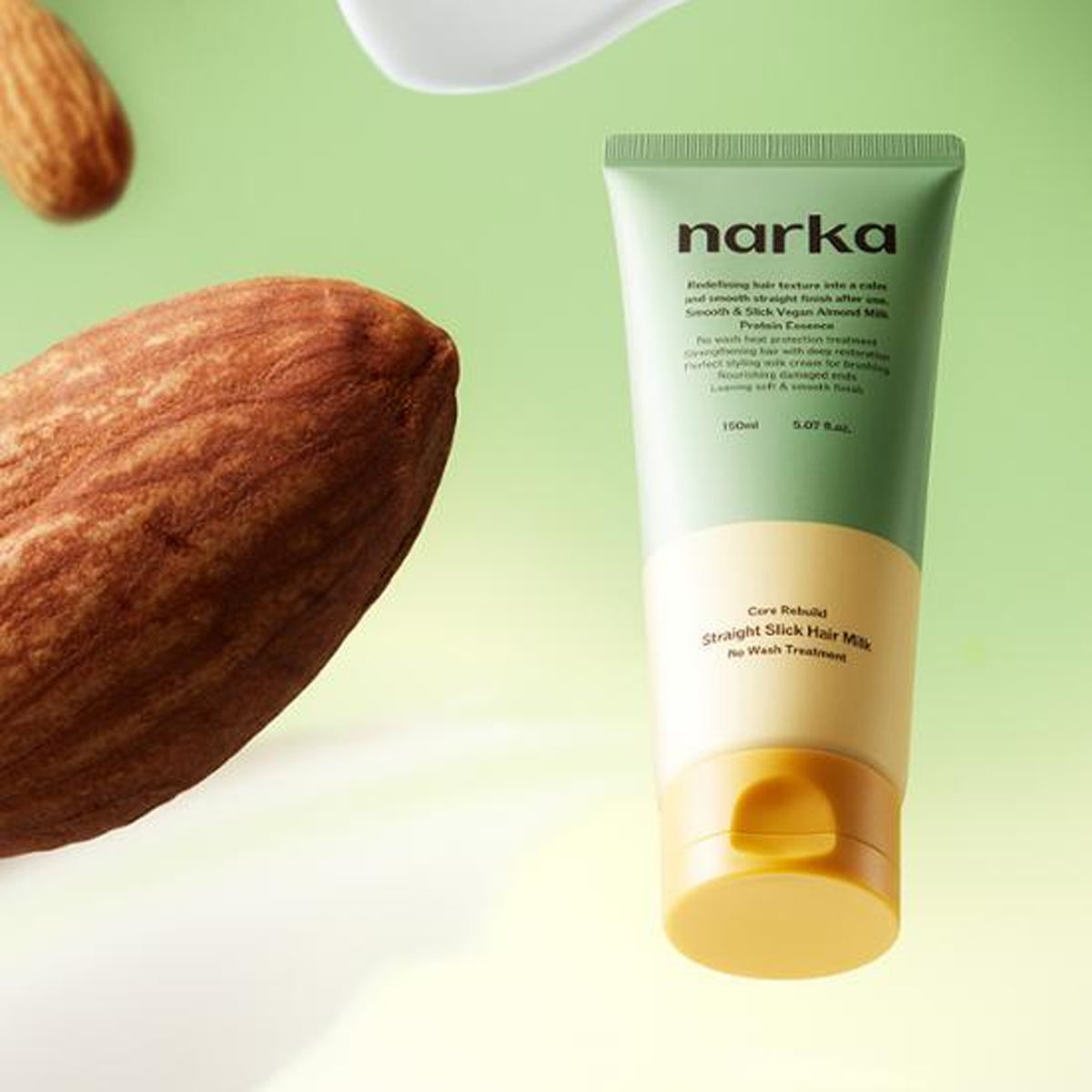 narka Core Rebuild Straight Slick Hair Milk 150ml