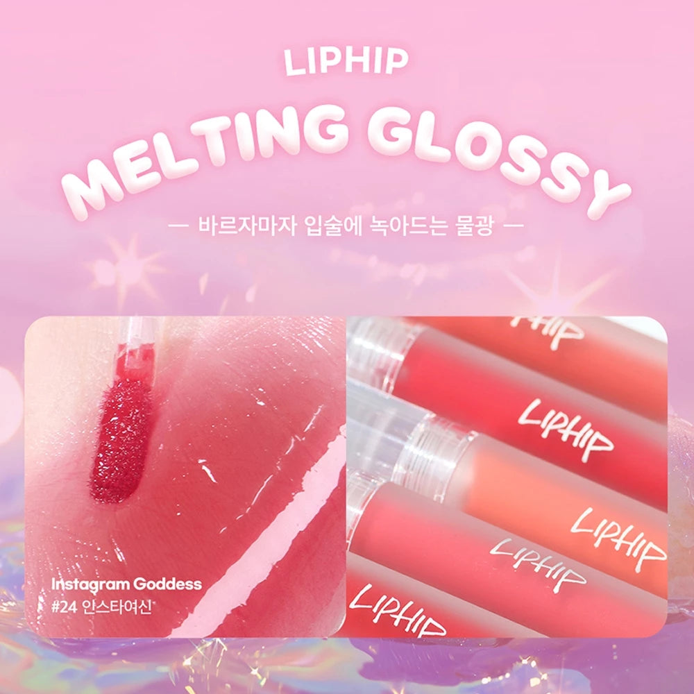 LIPHIP Glossy Lip Tint 3g 5 colors