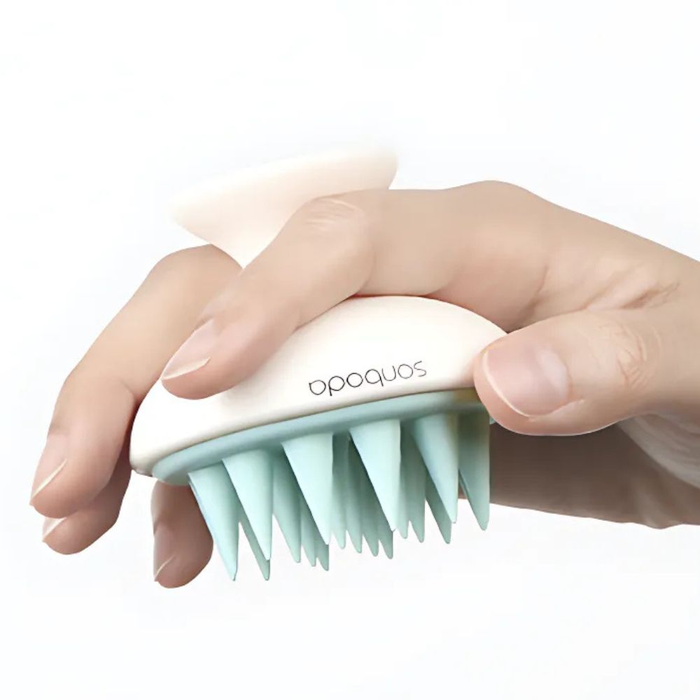This scalp massager is suitable for all hair types and can be used on both wet and dry hair, making it a versatile tool for enhancing your hair care routine.