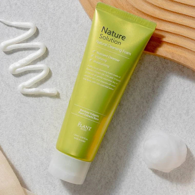 THE PLANT BASE Nature Solution Natural Cleansing Foam 120ml - DODOSKIN