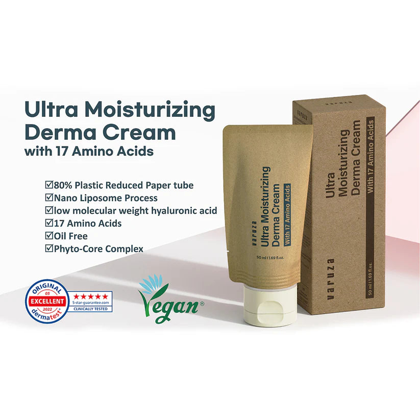 varuza Ultra Moisturizing Derma Cream with 17 Amino Acids 50ml