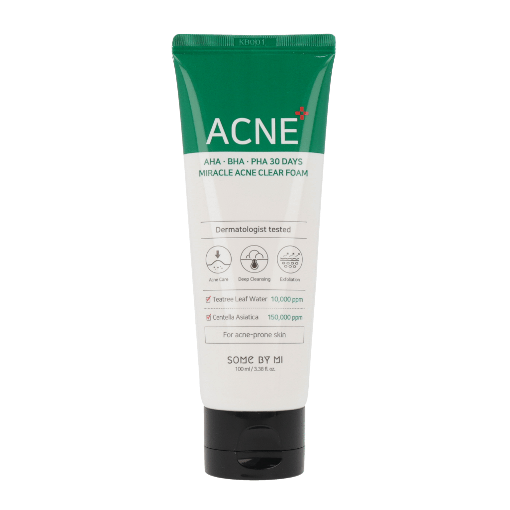 SOME BY MI AHA BHA PHA 30 Days Miracle Acne Clear Foam 100ml - Dodoskin