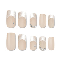 MUZMAK Nail Tips 36pcs #Cinnamon Dust(Square)