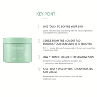 MIZON Pore Fresh Peeling Toner Pad 60 pads - DODOSKIN
