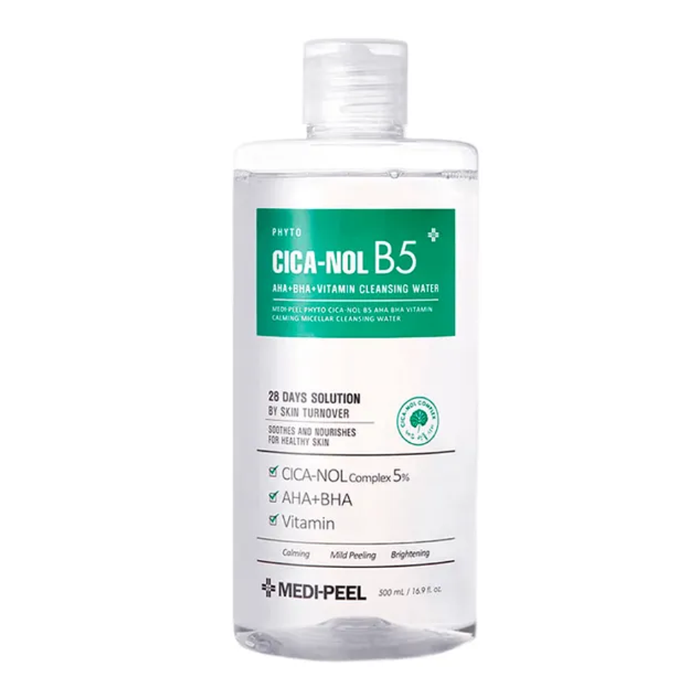 MEDI-PEEL Phyto cica-Nol B5 Aha BHA BHA Vitamina Cantellar Micelar Agua 500ml