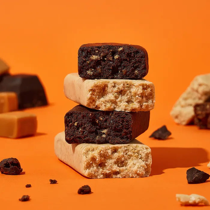 INTAKE Mills Protein 15g Bar 2 Types (8 Pieces: Deep Chocolate / Vanilla Caramel) — Choose 1 from 3 Options
