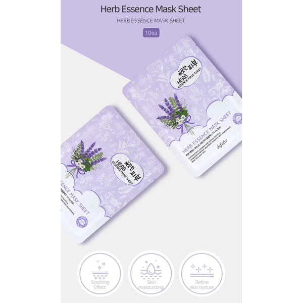 esfolio Herb Essence Mask Sheet 25ml *10ea - DODOSKIN