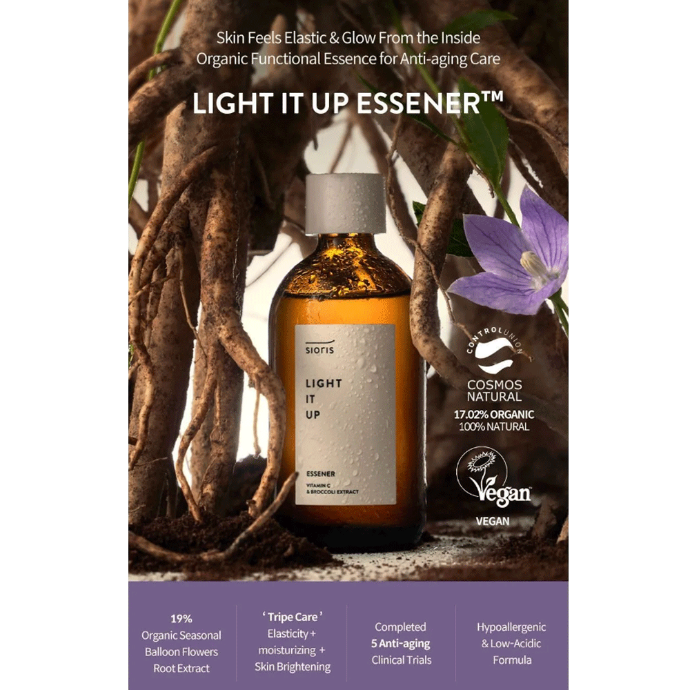 (NEWA) Sioris Light It Up Essener 100ml - DODOSKIN