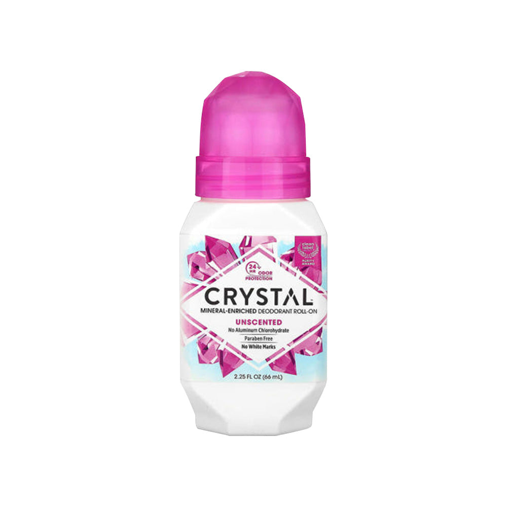 Rollo de desodorante enriquecido por minerales de cristal en 66 ml