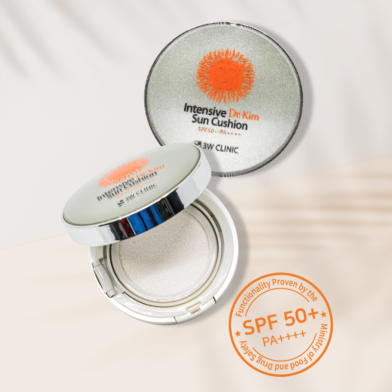 3W CLINIC Cojín de Sun Sun intensivo SPF50+PA ++++ 15g