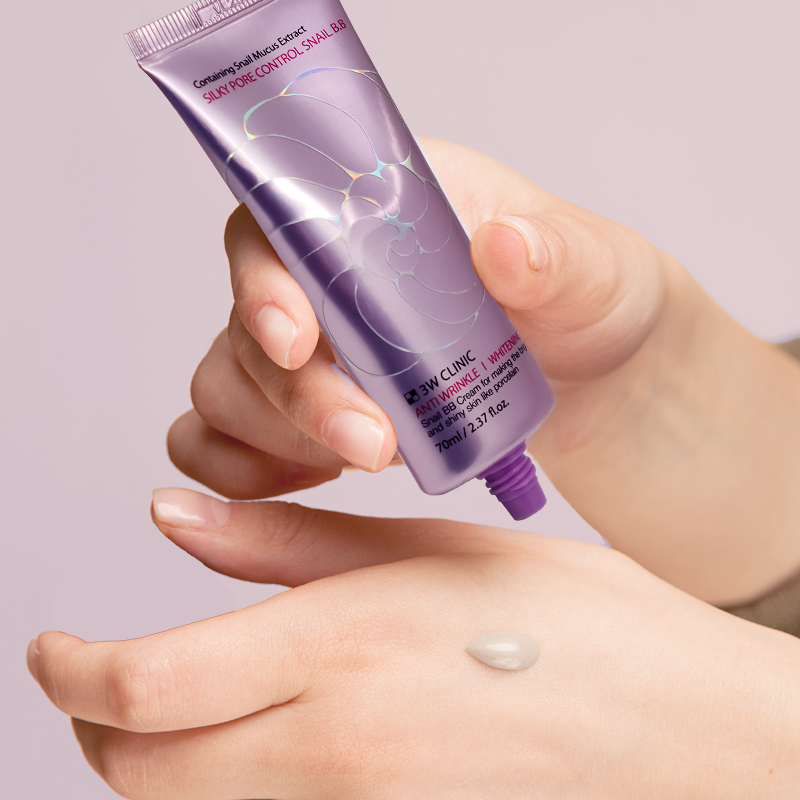 3W CLINIC Silky Pore Control Snail BB 70ml