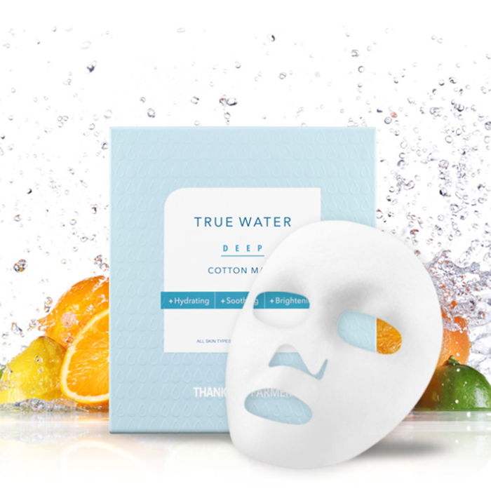 THANK YOU FARMER True Water Deep Cotton Mask 25ml X 5 Pads
