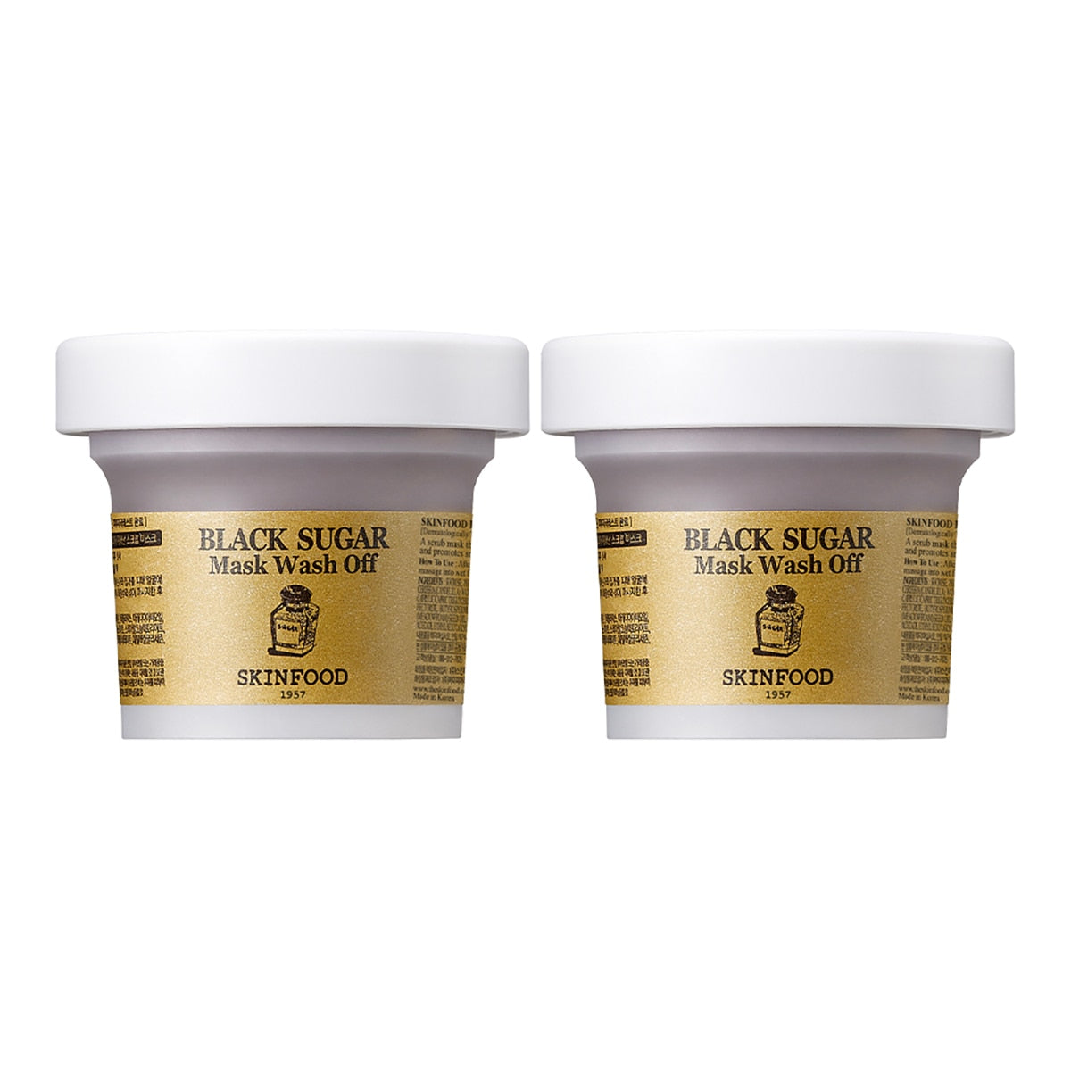 SKINFOOD Black Sugar Mask Wash Off 120g x 2ea