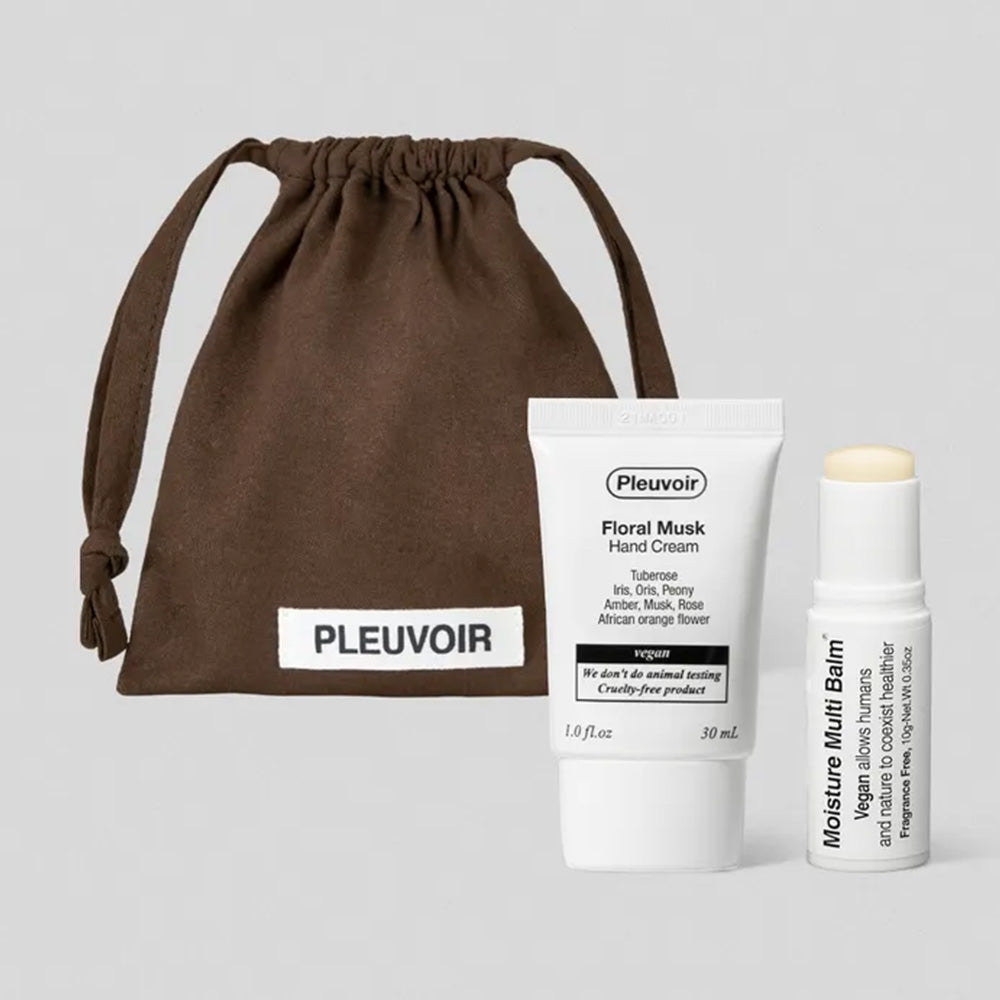 Pleuvoir Lip And Multi Balm & Hand Cream Set (Choose 1 of 5 Types)