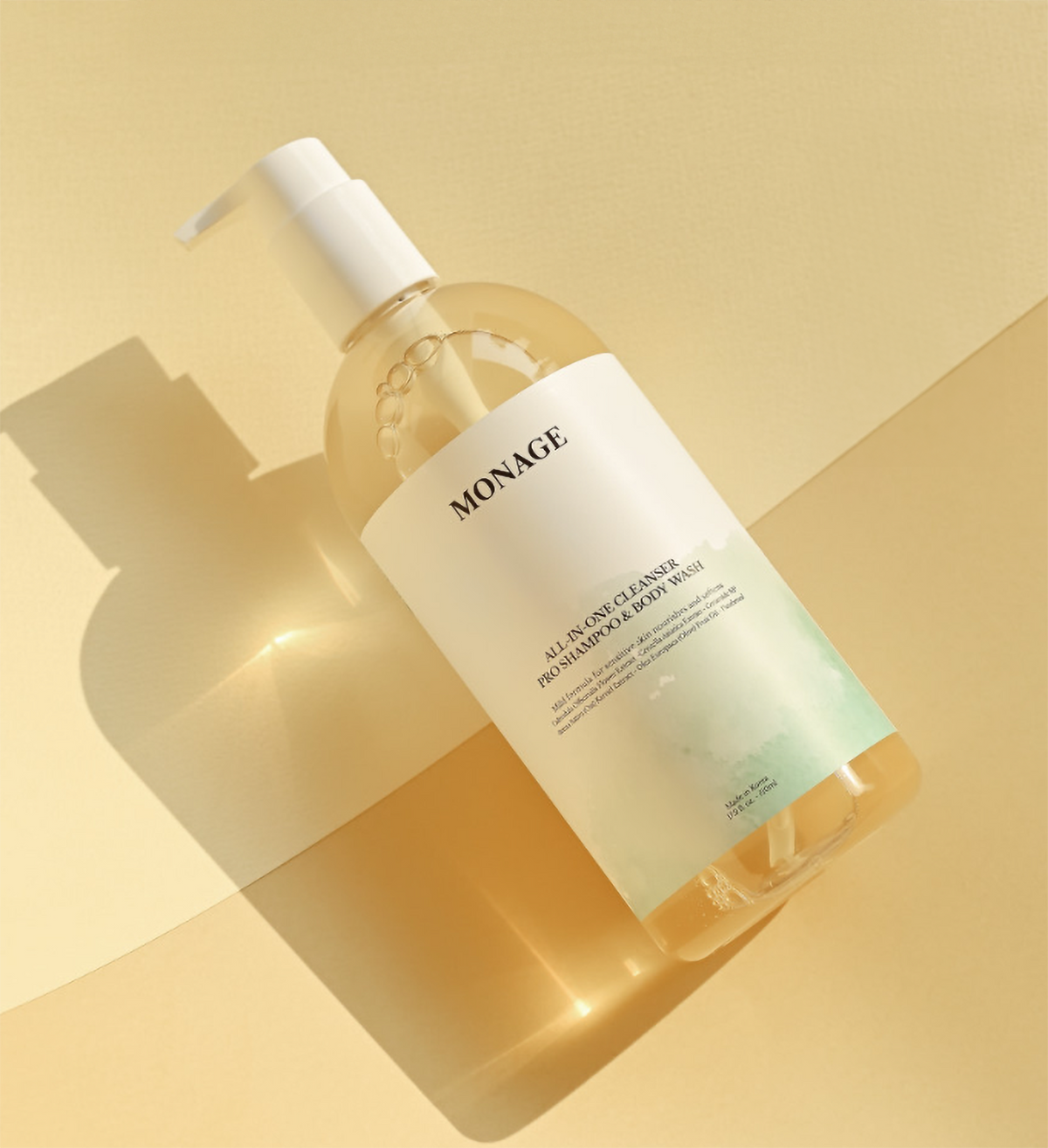 MONAGE Vegan All In One Mild Cleanser 520ml - DODOSKIN