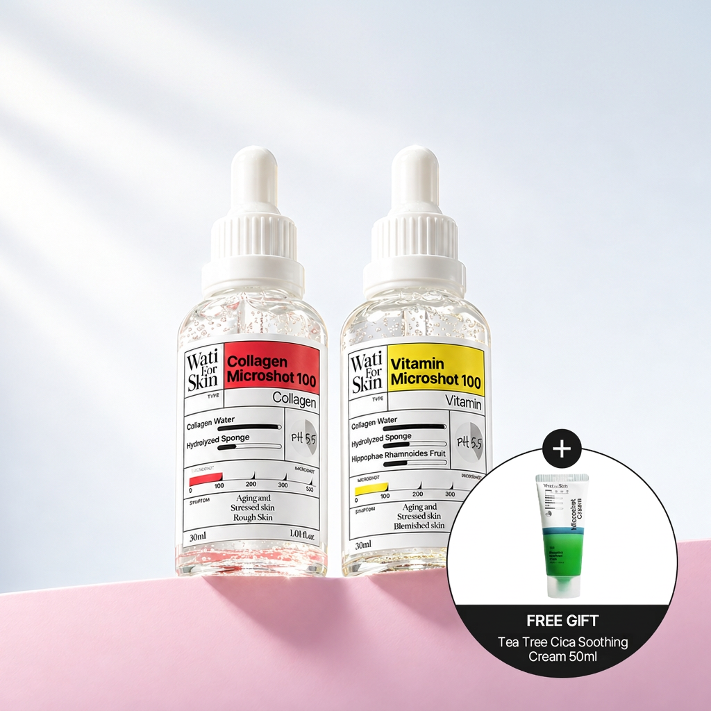 [Free Gift Set] Wati For Skin Collagen Glow Duo Set (3pcs)