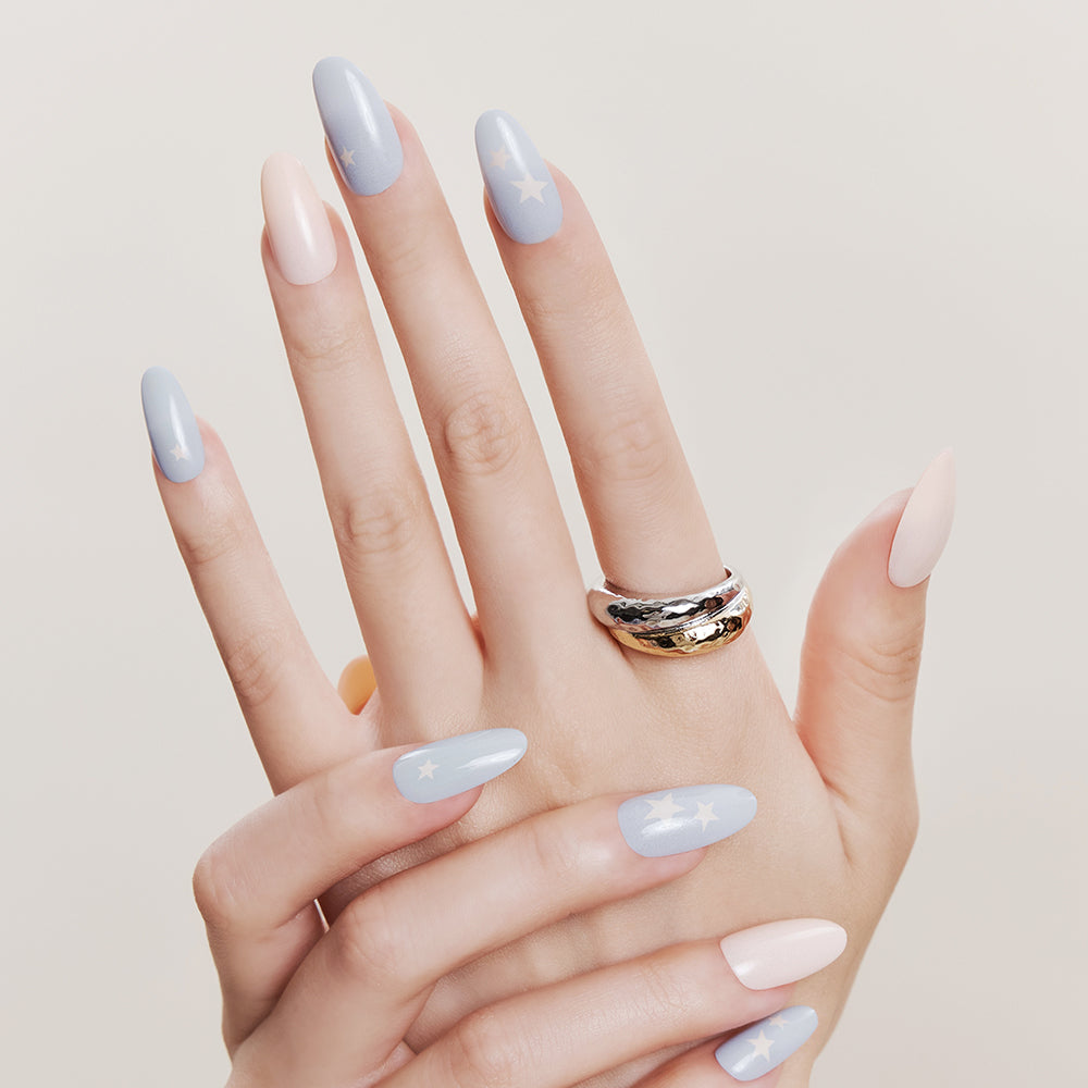 MUZMAK Nail Tips 36pcs #Starry(Almond)