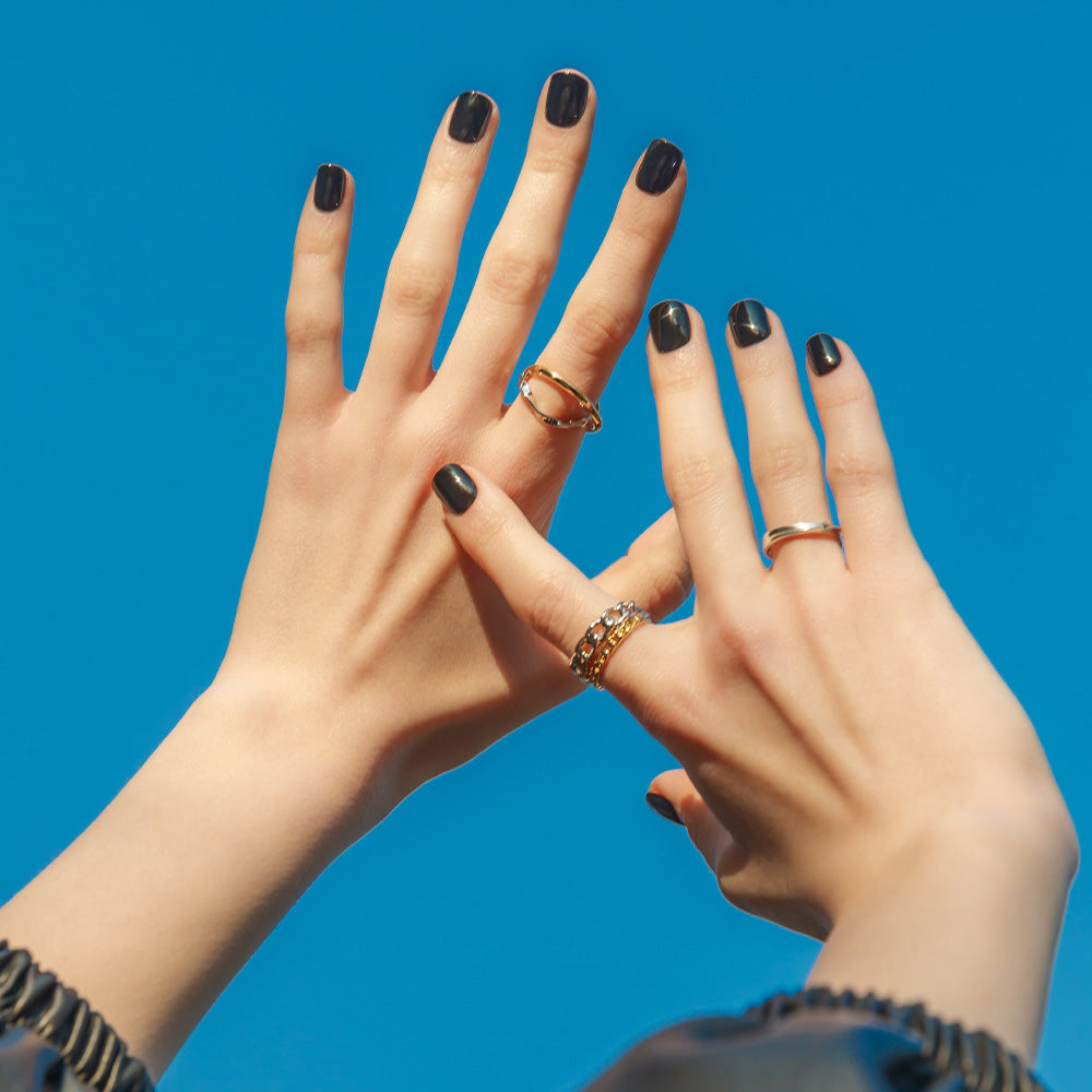 Puntas de uñas muzmak 36pcs #grunge oso (cuadrado corto)